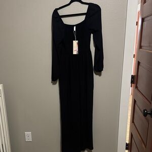 Elegant Black Long Sleeve jumpsuit